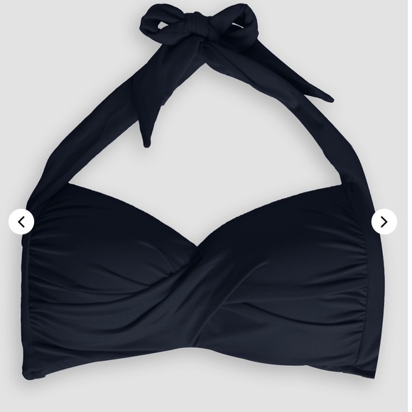 Seafolly Collective Twist Soft Cup Halter Indigo  NWOT - Picture 3 of 15